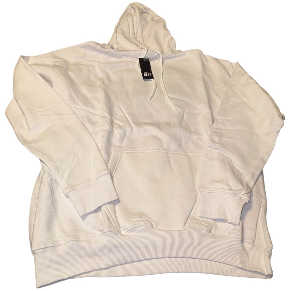 Men’s white hoodie